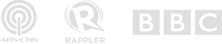 ABS-CBN, Rappler, BBC press logos